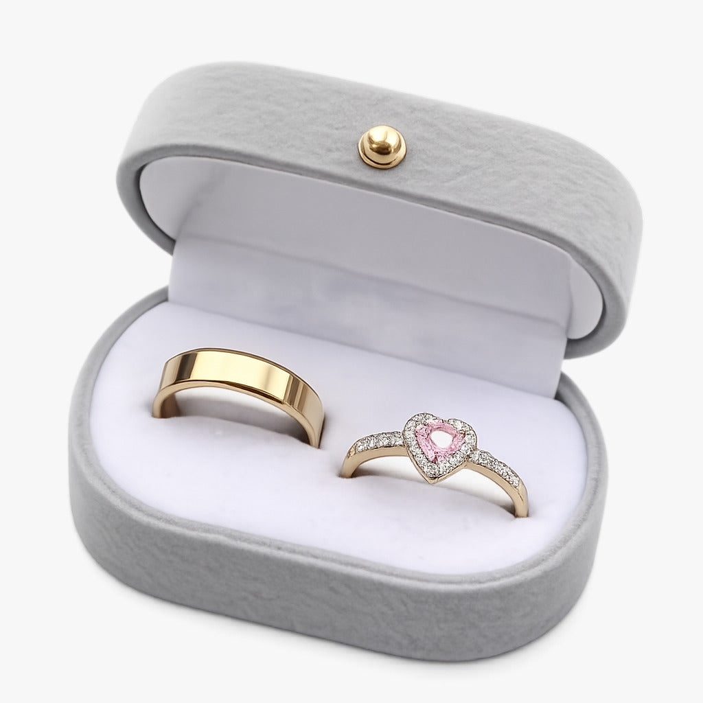 Anillo de promesa modelo pandora